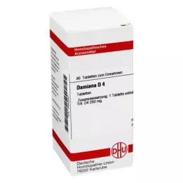 DAMIANA D 4 tablete, 80 kapsul