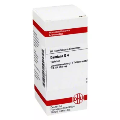 DAMIANA D 4 tablete, 80 kapsul DAMIANA D 4 tablete, 80 kapsul