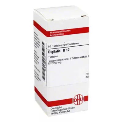 DIGITALIS D 12 tablet, 80 kapsul DIGITALIS D 12 tablet, 80 kapsul