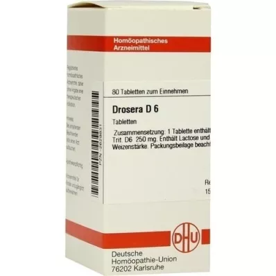 DROSERA D 6 tablete, 80 kapsul