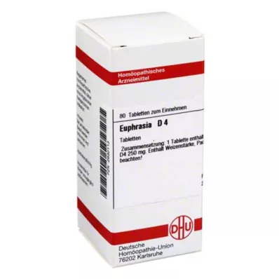 EUPHRASIA D 4 tablete, 80 kapsul