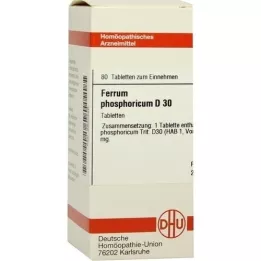 FERRUM PHOSPHORICUM D 30 tablet, 80 kapsul