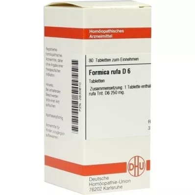 FORMICA RUFA D 6 tablete, 80 kapsul
