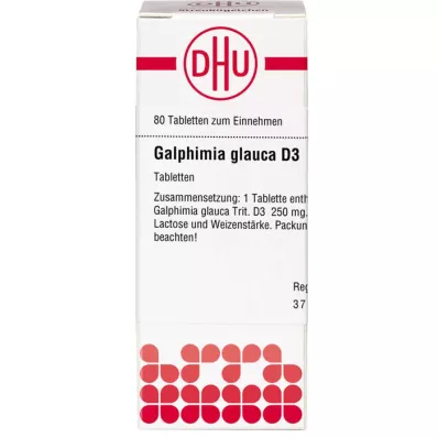 GALPHIMIA GLAUCA D 3 tablete, 80 kapsul