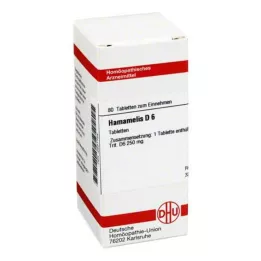 HAMAMELIS D 6 tablete, 80 kapsul
