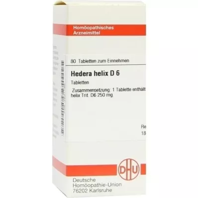 HEDERA HELIX D 6 tablete, 80 kapsul