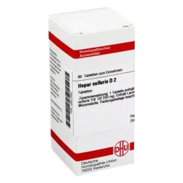 HEPAR SULFURIS D 2 tablete, 80 kapsul
