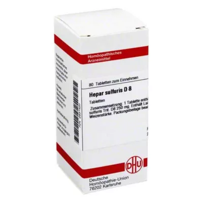 HEPAR SULFURIS D 8 tablet, 80 kapsul HEPAR SULFURIS D 8 tablet, 80 kapsul