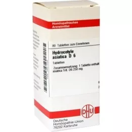 HYDROCOTYLE asiatica D 6 tablet, 80 kapsul