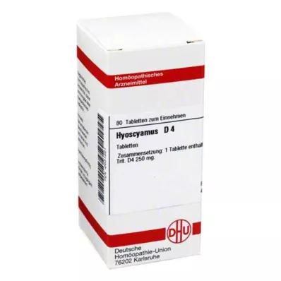 HYOSCYAMUS D 4 tablete, 80 kapsul