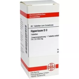 HYPERICUM D 3 tablete, 80 kapsul