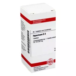 HYPERICUM D 3 tablete, 80 kapsul