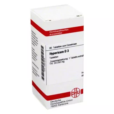 HYPERICUM D 3 tablete, 80 kapsul
