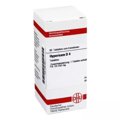 HYPERICUM D 4 tablete, 80 kapsul