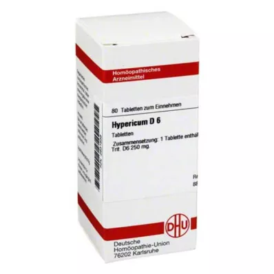 HYPERICUM D 6 tablete, 80 kapsul