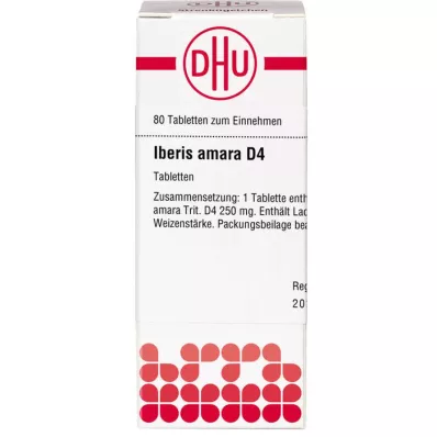 IBERIS AMARA D 4 tablete, 80 kapsul