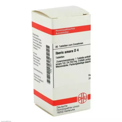 IBERIS AMARA D 4 tablete, 80 kapsul