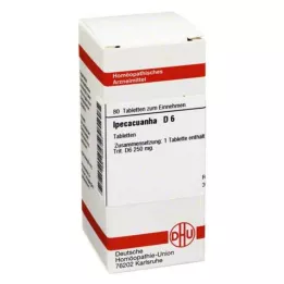 IPECACUANHA D 6 tablete, 80 kapsul