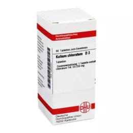 KALIUM CHLORATUM D 3 tablete, 80 kapsul