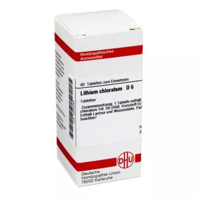 LITHIUM CHLORATUM D 6 tablete, 80 kapsul