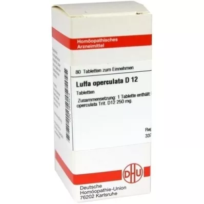 LUFFA OPERCULATA D 12 tablet, 80 kapsul