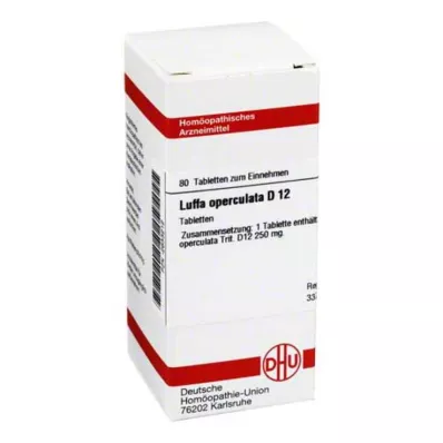 LUFFA OPERCULATA D 12 tablet, 80 kapsul