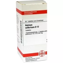 NATRIUM SULFURICUM D 12 tablet, 80 kapsul