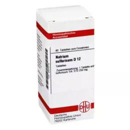 NATRIUM SULFURICUM D 12 tablet, 80 kapsul