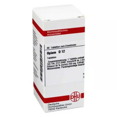 OPIUM D 12 tablet, 80 kapsul