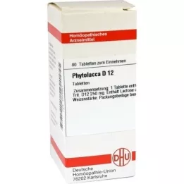 PHYTOLACCA D 12 tablet, 80 kapsul