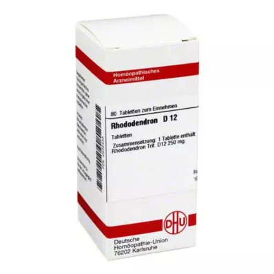 RHODODENDRON D 12 tablet, 80 kapsul RHODODENDRON D 12 tablet, 80 kapsul