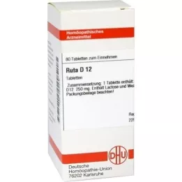 RUTA D 12 tablet, 80 kapsul