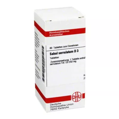 SABAL SERRULATUM D 3 tablete, 80 kapsul SABAL SERRULATUM D 3 tablete, 80 kapsul