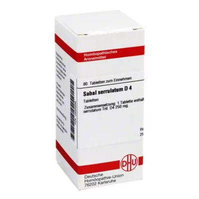 SABAL SERRULATUM D 4 tablete, 80 kapsul SABAL SERRULATUM D 4 tablete, 80 kapsul