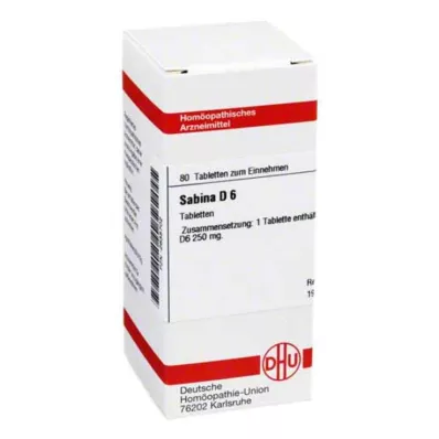 SABINA D 6 tablete, 80 kapsul