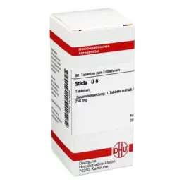 STICTA D 6 tablete, 80 kapsul