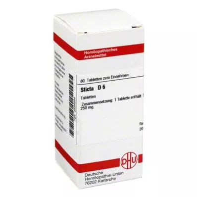 STICTA D 6 tablete, 80 kapsul