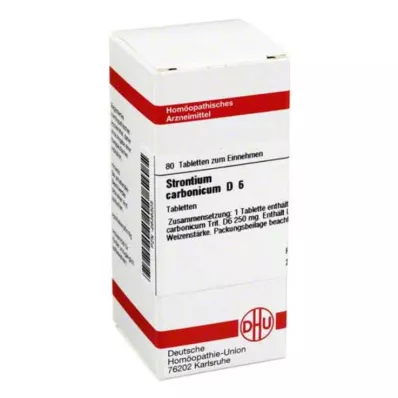 STRONTIUM CARBONICUM D 6 tablete, 80 kapsul STRONTIUM CARBONICUM D 6 tablete, 80 kapsul