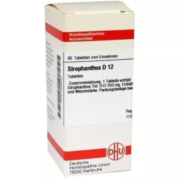 STROPHANTHUS D 12 tablet, 80 kapsul