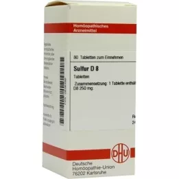 SULFUR D 8 tablet, 80 kapsul