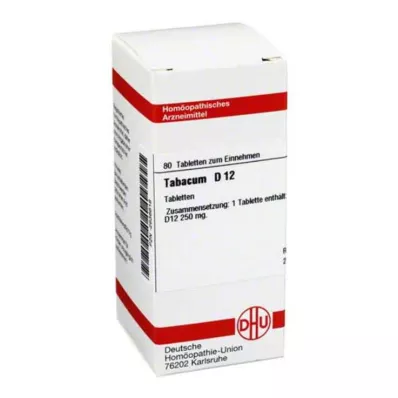 TABACUM D 12 tablet, 80 kapsul TABACUM D 12 tablet, 80 kapsul
