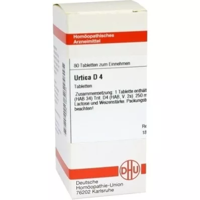 URTICA D 4 tablete, 80 kapsul