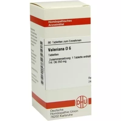 VALERIANA D 6 tablete, 80 kapsul