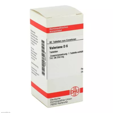 VALERIANA D 6 tablete, 80 kapsul VALERIANA D 6 tablete, 80 kapsul