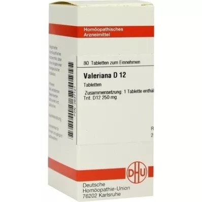 VALERIANA D 12 tablet, 80 kapsul