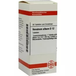 VERATRUM ALBUM D 12 tablet, 80 kapsul