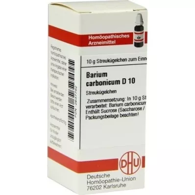 BARIUM CARBONICUM D 10 globul, 10 g