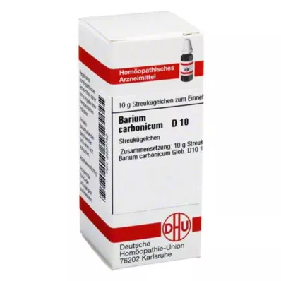 BARIUM CARBONICUM D 10 globul, 10 g