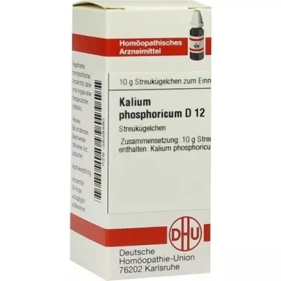 KALIUM PHOSPHORICUM D 12 kroglic, 10 g