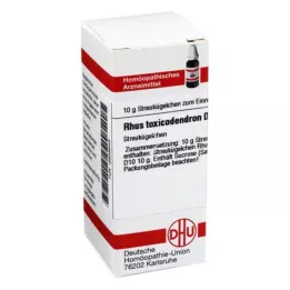 RHUS TOXICODENDRON D 10 globul, 10 g